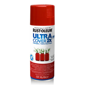 Aerosol Ultra Coverx2 Rojo Colonial Brillante