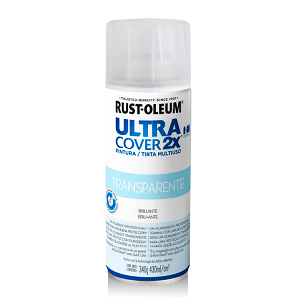Aerosol Ultra Cover 2X Transparente Brilllante