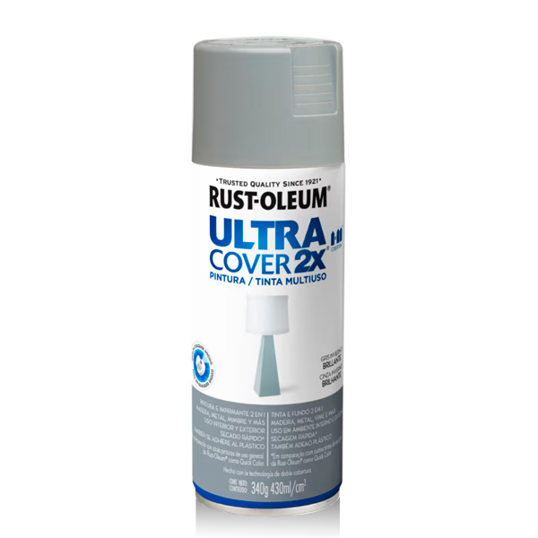 Aerosol Ultra Coverx2 Gris Invierno Brillante