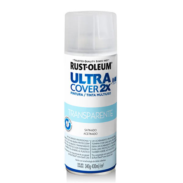 Aerosol Ultra Cover 2X Transparente Satinado