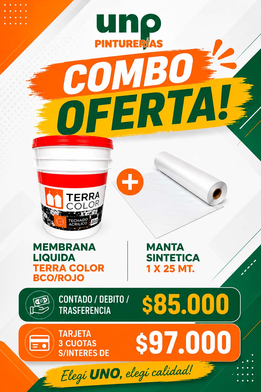Combo Oferta Membrana Líquida + Manta Sintética