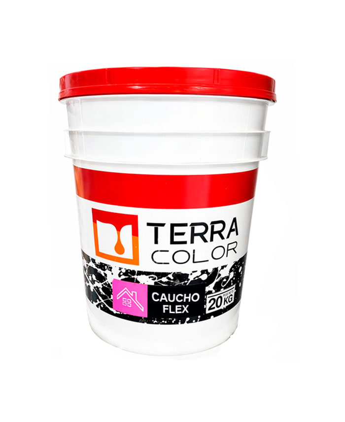 Impermeabilizante Techado Caucho Flex Terra color